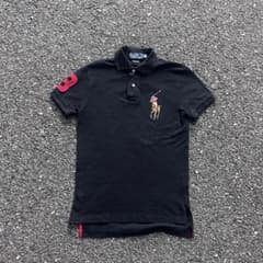 Ralph Lauren ビッグポニー ポロシャツ y2k swag ブラック - メルカリ