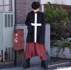 ACDC　RAG　クロスロンT　カットソー　黒のサムネイル