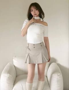 andmary Nana ribbon oneshoulder tops - メルカリ