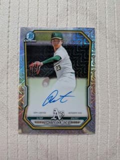 森井翔太郎 直筆サイン topps bowman chrome