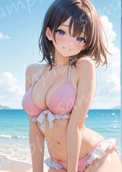 B0059 かわいい イラスト アニメ A4ポスター AIポスター - メルカリ