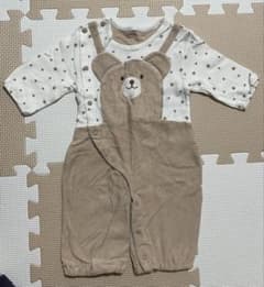 クマ刺繍ロンパース 95cm以下用のサムネイル