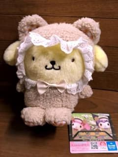 紙タグ付 サンリオ 推しクッキングカフェくまぬいぐるみ ポムポムプリン