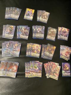 【ヴァンガード 】ペイルムーン　銀の茨デッキとパーツとおまけのサムネイル