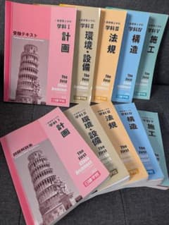 日建学院 1級建築士 学科試験テキスト・問題解説集 2019年度版 10冊セットのサムネイル