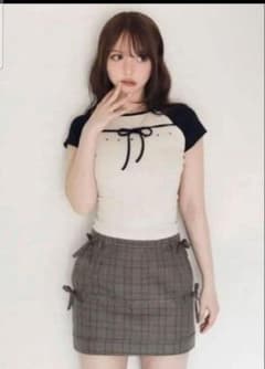 andmary Hanna check mini skirtのサムネイル