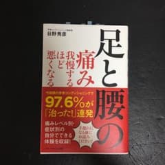 足と腰の痛み 我慢するほど悪くなるのサムネイル