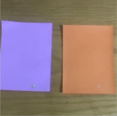 スリーブ オレンジ 紫  ４０枚ずつ 計80のサムネイル