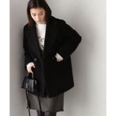 ナチュラルビューティーベーシック ダブルブレストハーフコート - メルカリ