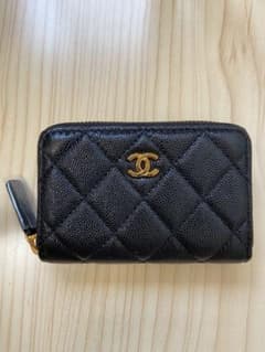 CHANEL ノベルティ ミニウォレット ミニ財布 コインケース 黒 ゴールド