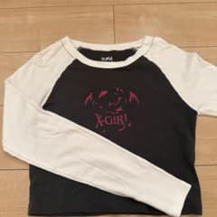 X-girl 長袖 ラグラン Tシャツ Sサイズのサムネイル