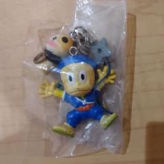 レトロ品　新品未開封品　忍者ハットリくん　ストラップ　生茶パンダ　コラボ　おまけ