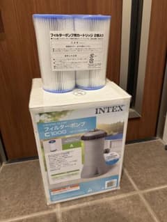 インテックス　フィルターポンプ　カートリッジ2個付きのサムネイル