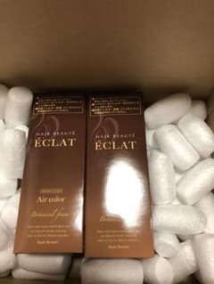 ヘアボーテ ボタニカルエアカラーフォーム ダークブラウン80g✖️2のサムネイル