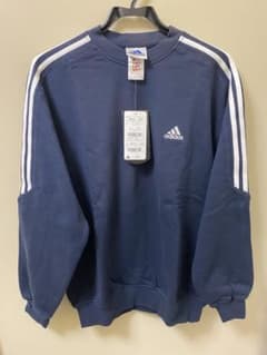 adidas ネイビー クルーネック トレーナーのサムネイル