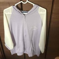 シースルー パーカー パープルのサムネイル