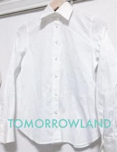 【値下げ】ワイシャツ レディース 白シャツ TOMORROWLANDのサムネイル