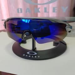 OAKLEY Radar EV Path Custom シルバーDEEP ブルー - メルカリ