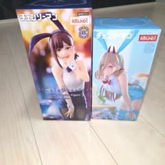 [미품]체인소맨 BiCute Bunnies 피규어 2종 세트