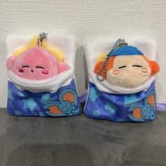 별의 커비 오히루네 이불 봉제인형 마스코트 전 2종 세트