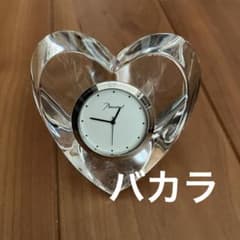 バカラ 置き時計 ハート 時計 - メルカリ