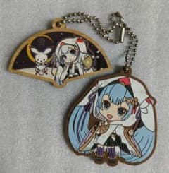 Snow Miku 2018 키링 2종 세트
