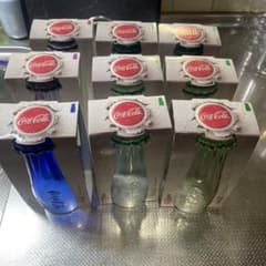 Coca-Cola ガラスボトル 9本セット - メルカリ