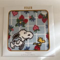 FEILER スヌーピー ストロベリー ハンカチのサムネイル