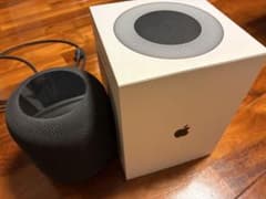 値下 Apple HomePod スペースグレー本体 箱付 ※説明文ご覧ください
