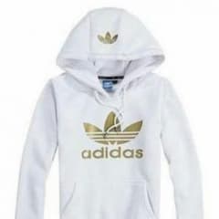 【 送料込み】 adidas パーカー 白金のサムネイル