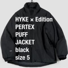 別注】HYKE×Edition PERTEX PUFF JACKET 5 黒 - メルカリ