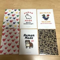 新品未使用 ヒューマンメイドHUMAN MADE ミニクリアファイル 6枚セット