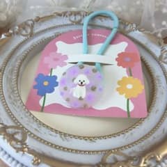 【ハンドメイド】トイプードルヘアゴム⑥のサムネイル