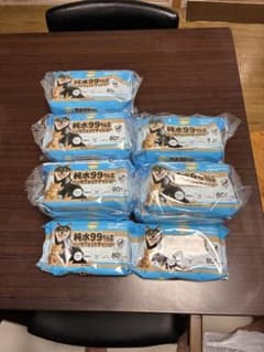 BESTPRICE 純水99% ペット用ウェットティッシュ 17個のサムネイル