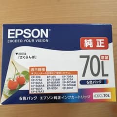 EPSON 純正インクカートリッジ IC6CL70L 6色パックのサムネイル