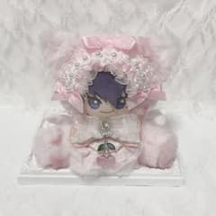 NEW】おすわりぬい服 ちびぐるみ マーブルピンク(ピンクチェリー) ねこ