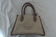 スナイデル SNIDEL エコキャンバスバッグ ピンクのサムネイル