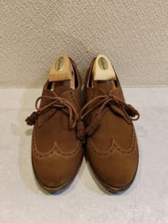 crocktt&jones ブラウン スエード ギリーシューズ - メルカリ