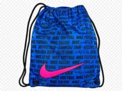 NIKE ナップサック ブルー ピンクロゴのサムネイル