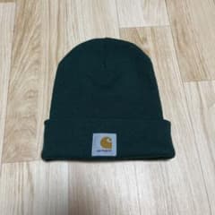 Carhartt ニット帽 ビーニーグリーンのサムネイル