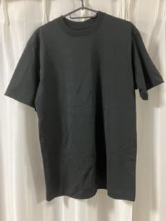 無地 クルーネック Tシャツ ブラック Lサイズのサムネイル