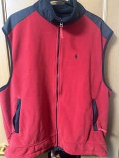 Polo by Ralph Lauren 赤 XL フリースベストのサムネイル