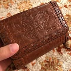ANNA SUIお財布♡二つ折りタイプ本革クロコダイルのサムネイル