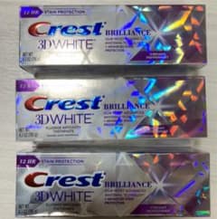 クレスト 3D   116g 3本セット　ホワイトニング　ブリリアンスのサムネイル