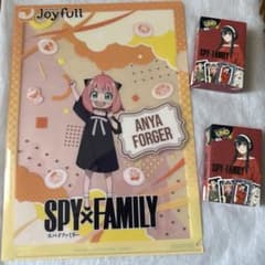 SPY×FAMILY 클리어 파일과 UNO 카드 세트