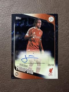 Topps Jeremie Frimpong 친필 사인 카드 09/10