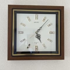 1980年代 精工舎 SEIKO セイコー 木製枠 掛け時計 柱時計 - メルカリ