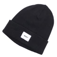 WTAPS 黒 ニット帽 ビーニー 191MADT-HT03のサムネイル