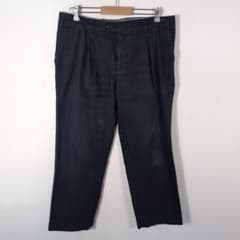 90s WESTBURY ツータック チノパン スラックス ユーロ 紺 古着 | Mercari