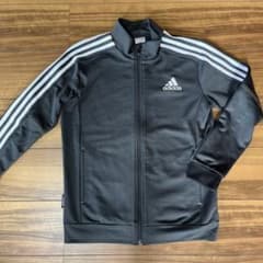adidas ジャケット　160 ブラック　アディダスのサムネイル